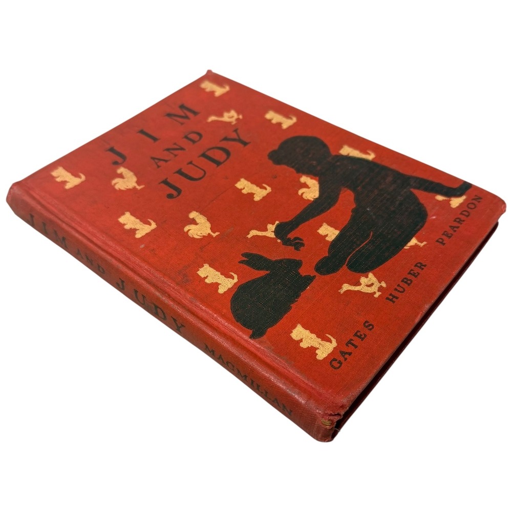 Jim and Judy Vintage Childrens Book 1939‎ Macmillan Hardcover
